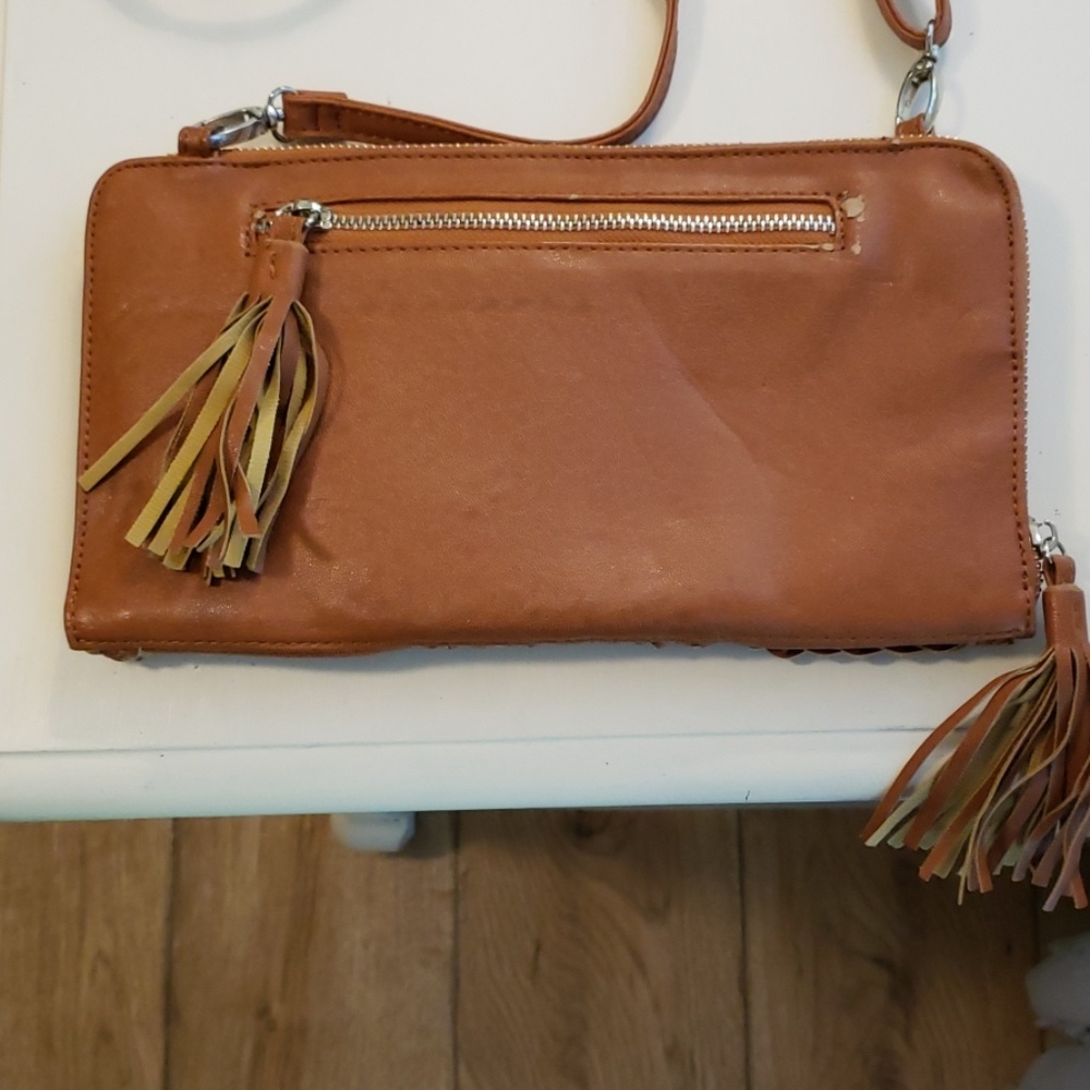 Brown patterned Handbag - Picture 3 of 6